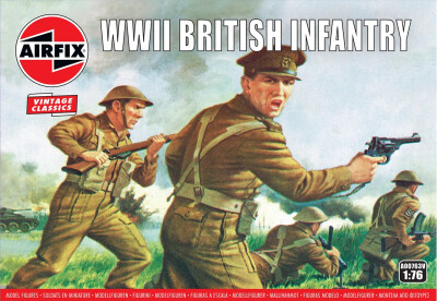 Airfix - Wwii British Infantry - Vintage Classics - 1:76 - A00763V