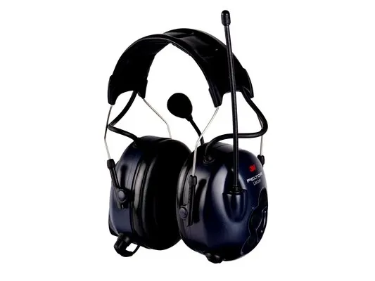 3M Peltor LiteCom MT53H7A4400-EU - Headset med radio - fuld størrelse - kablet - blå