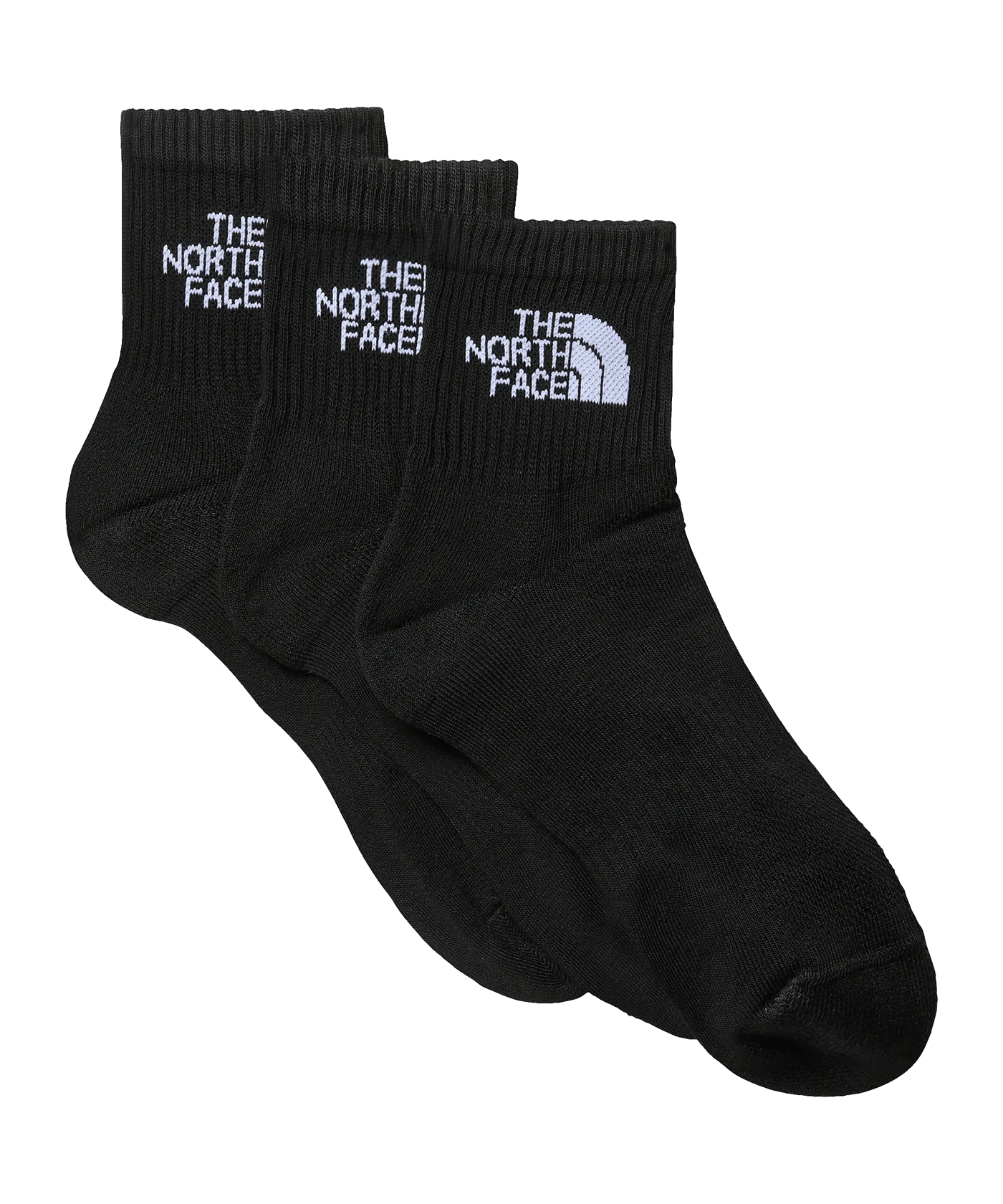 The North Face Multi Sport Cush Quarter Sock 3P Socken Schwarz