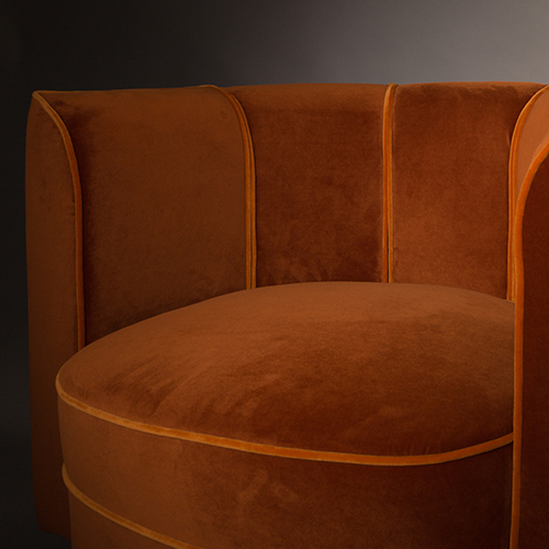 Fauteuil Flower oranje