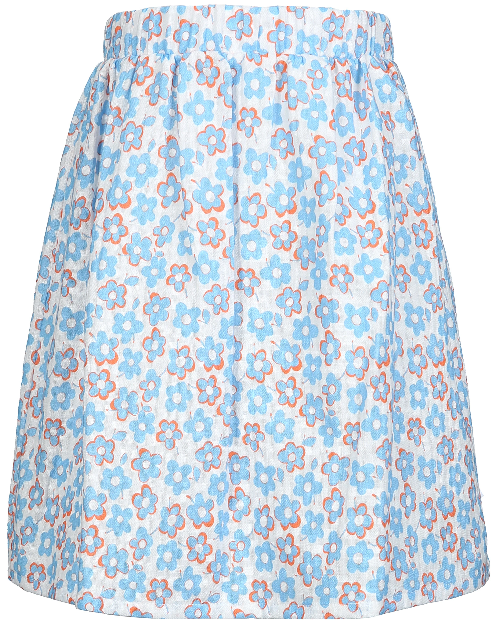 Rock FLOWERS AOP in blue fog