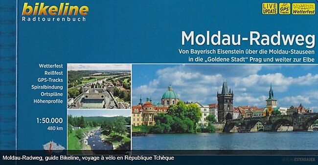 BIKELINE - MOLDAU RADWEG PISTE CYCLABLE DE LA VLTAVA A VELO