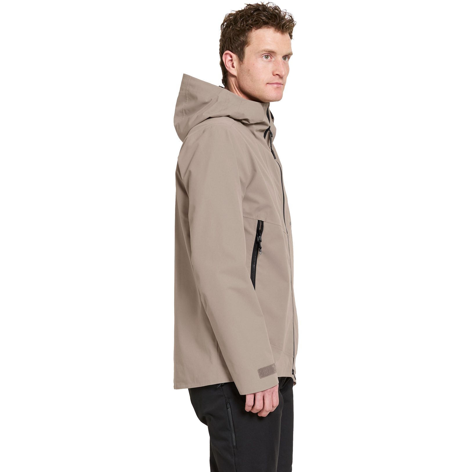 Didriksons Basil 4 Hardshelljacke Herren ash brown