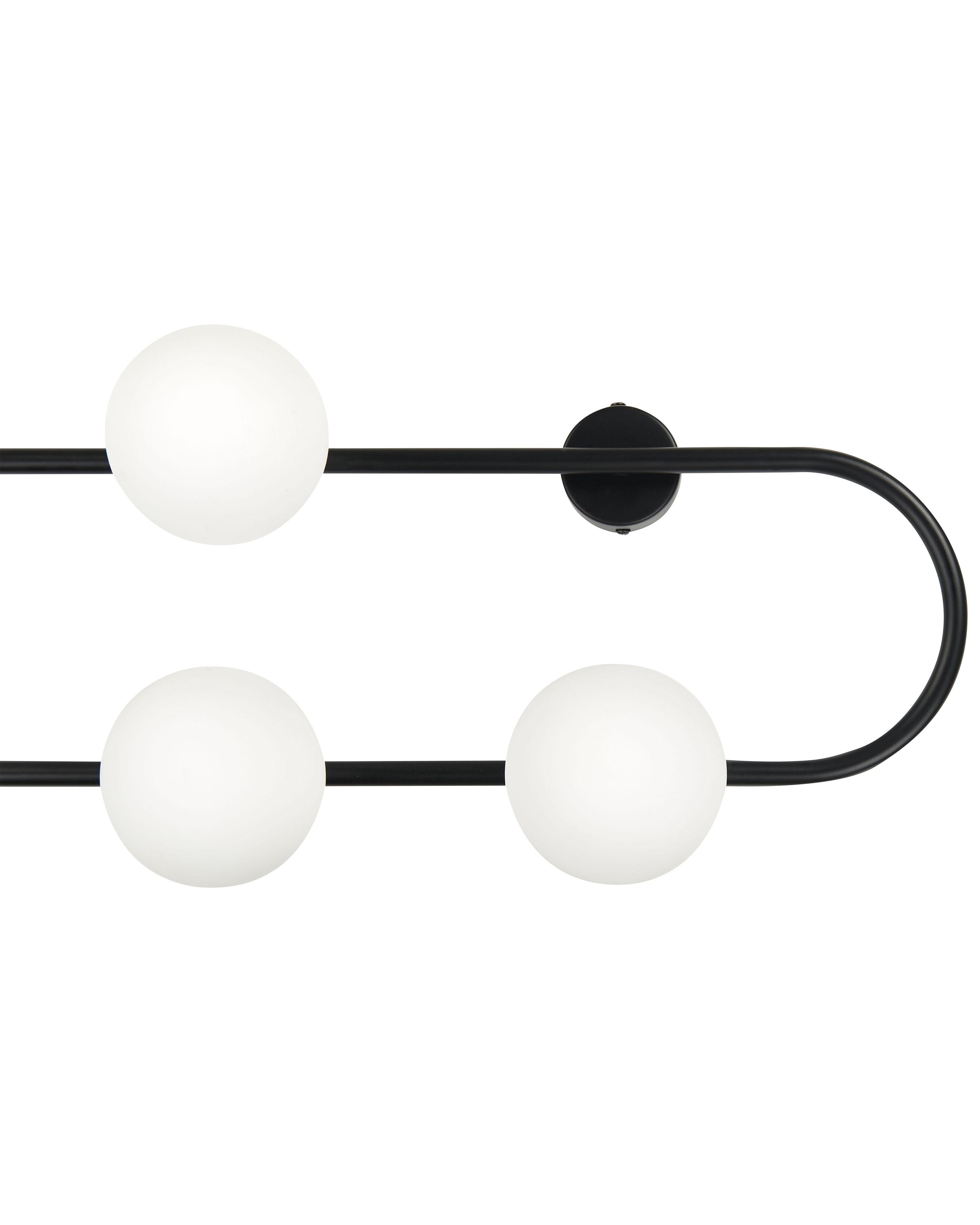 Wandlamp YANGO Metaal Zwart