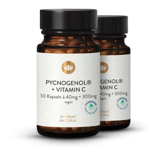 Sunday Natural Products  Pycnogenol ®40 + C Kiefernrindenextrakt