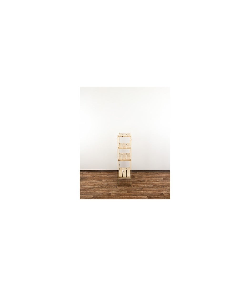 PROREGAL Houten Plank Woodland HxBxD 115 x 80 x 30 cm Plank Draagvermogen 120 kg 4 Planken Dennenhout Natuurlijk