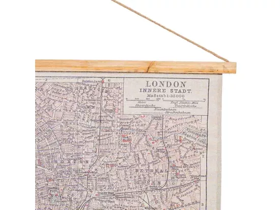 Toile parchemin en tissu imprimé