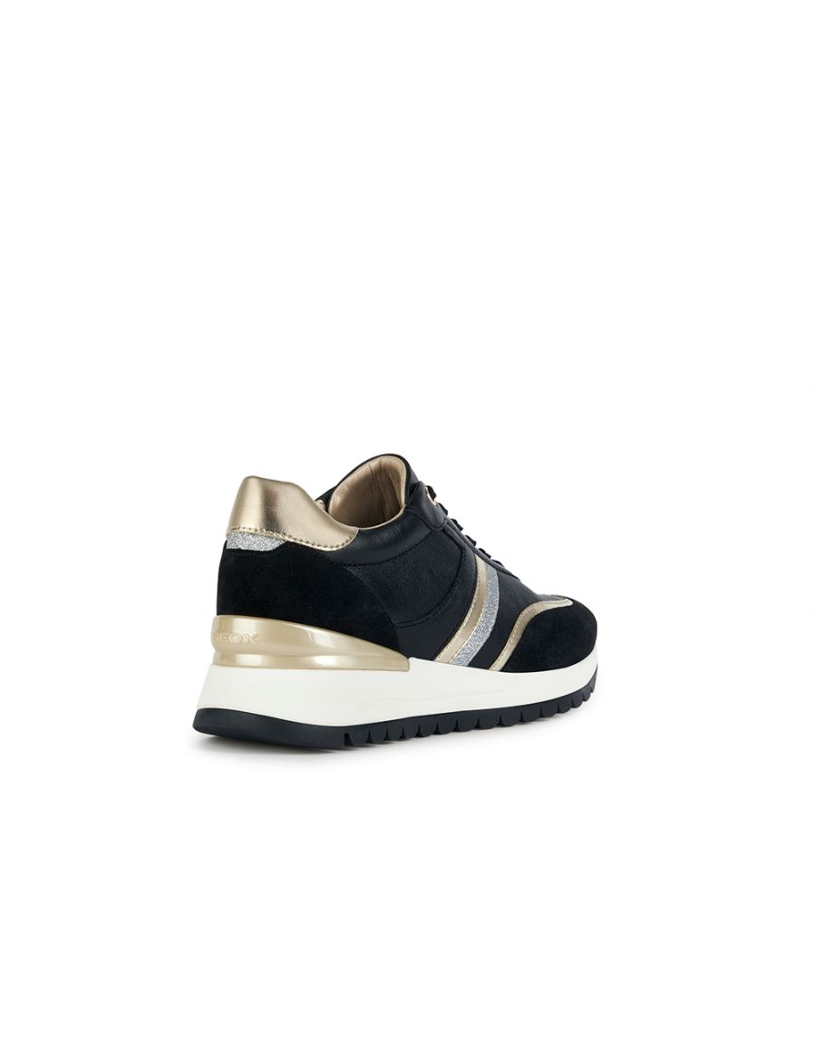 Baskets cuir noir