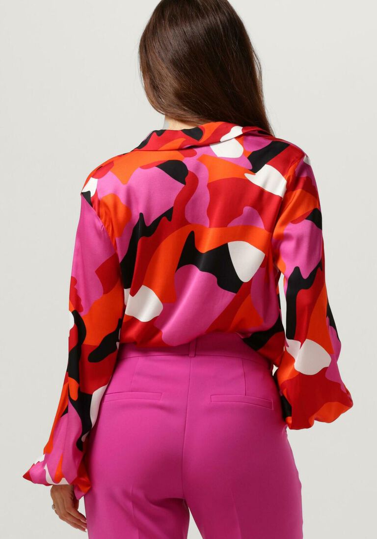 JANICE fuchsia janice blouse blouse dames print abe