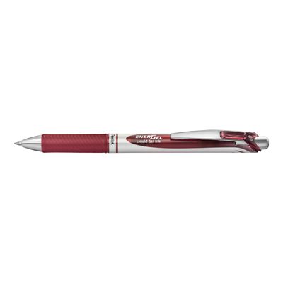 Pentel Energel - Roller rétractable - 0,7 mm - bordeaux
