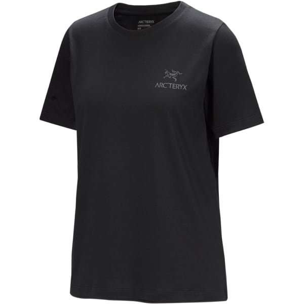 T-shirt randonnée ARC'TERYX KRAGG SL COTTON EMBLEM CREW SS W BLACK