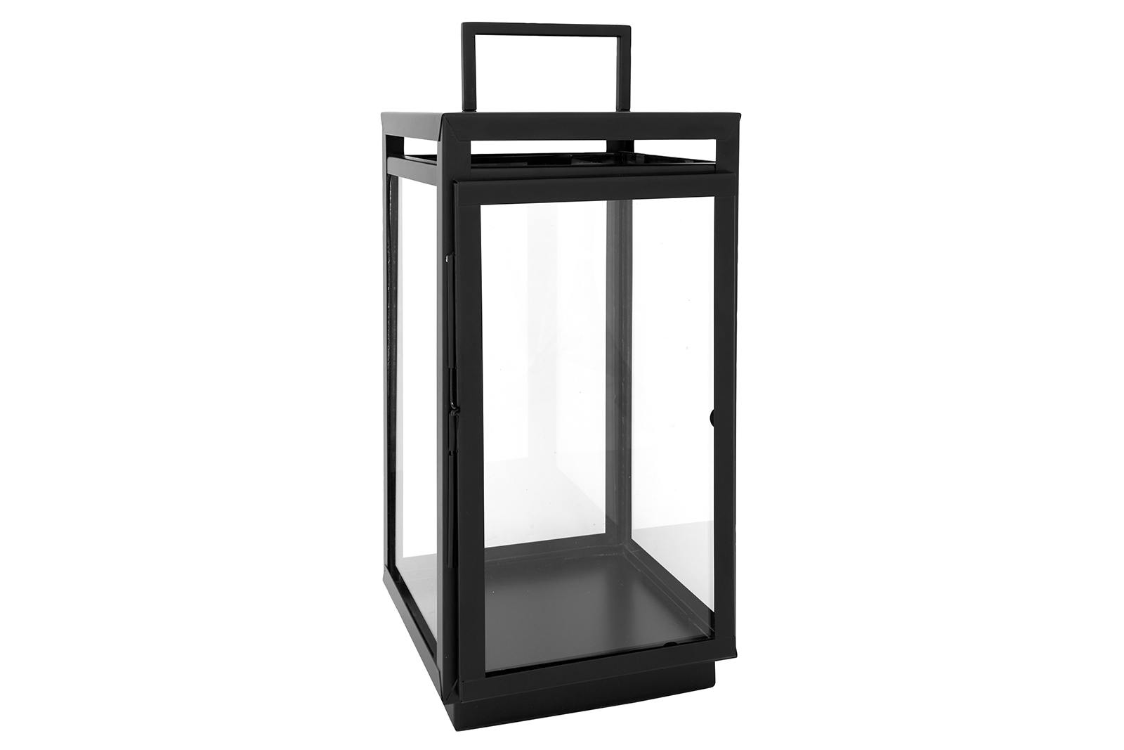 Franz lanterne Sort metall. H42 cm