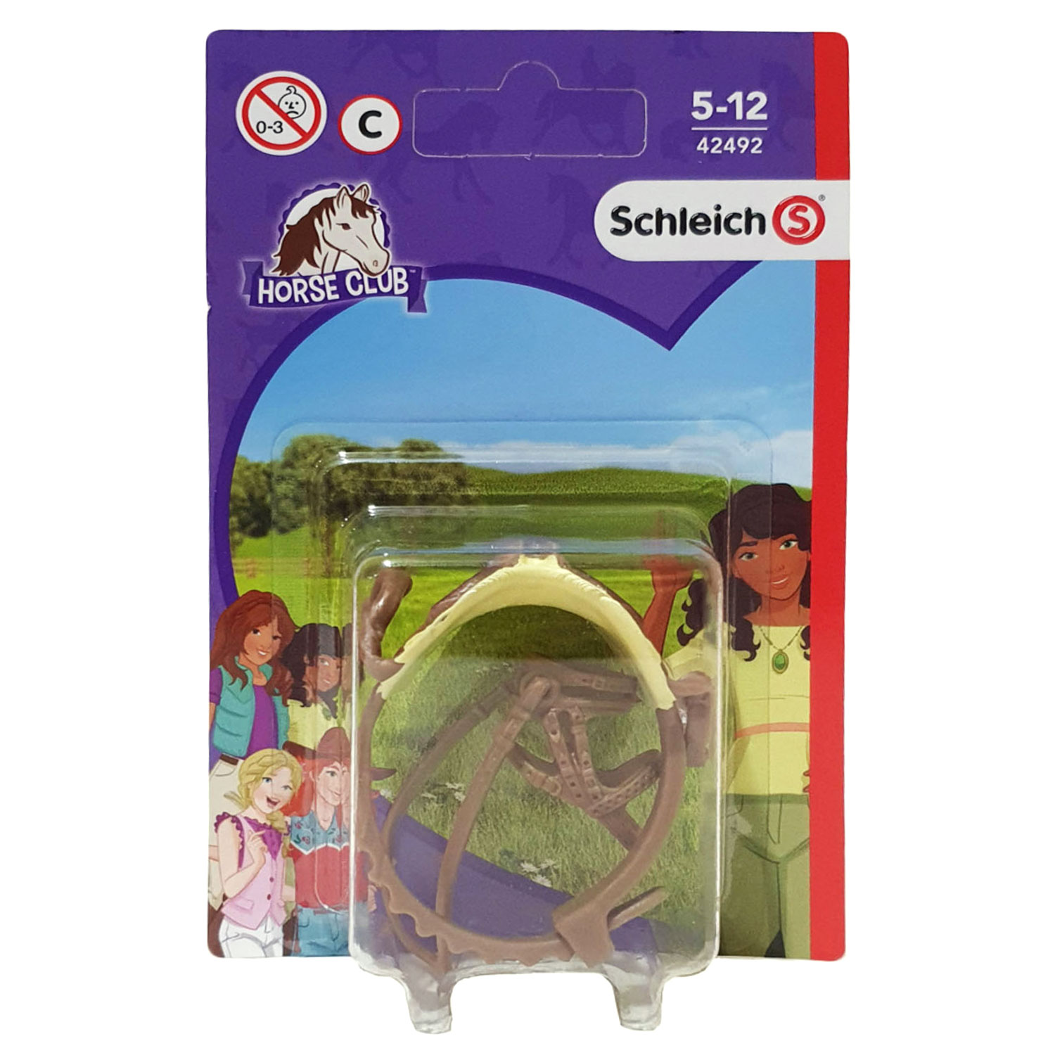 schleich HORSE CLUB Zadel en Halster Sarah en Mystery 42492