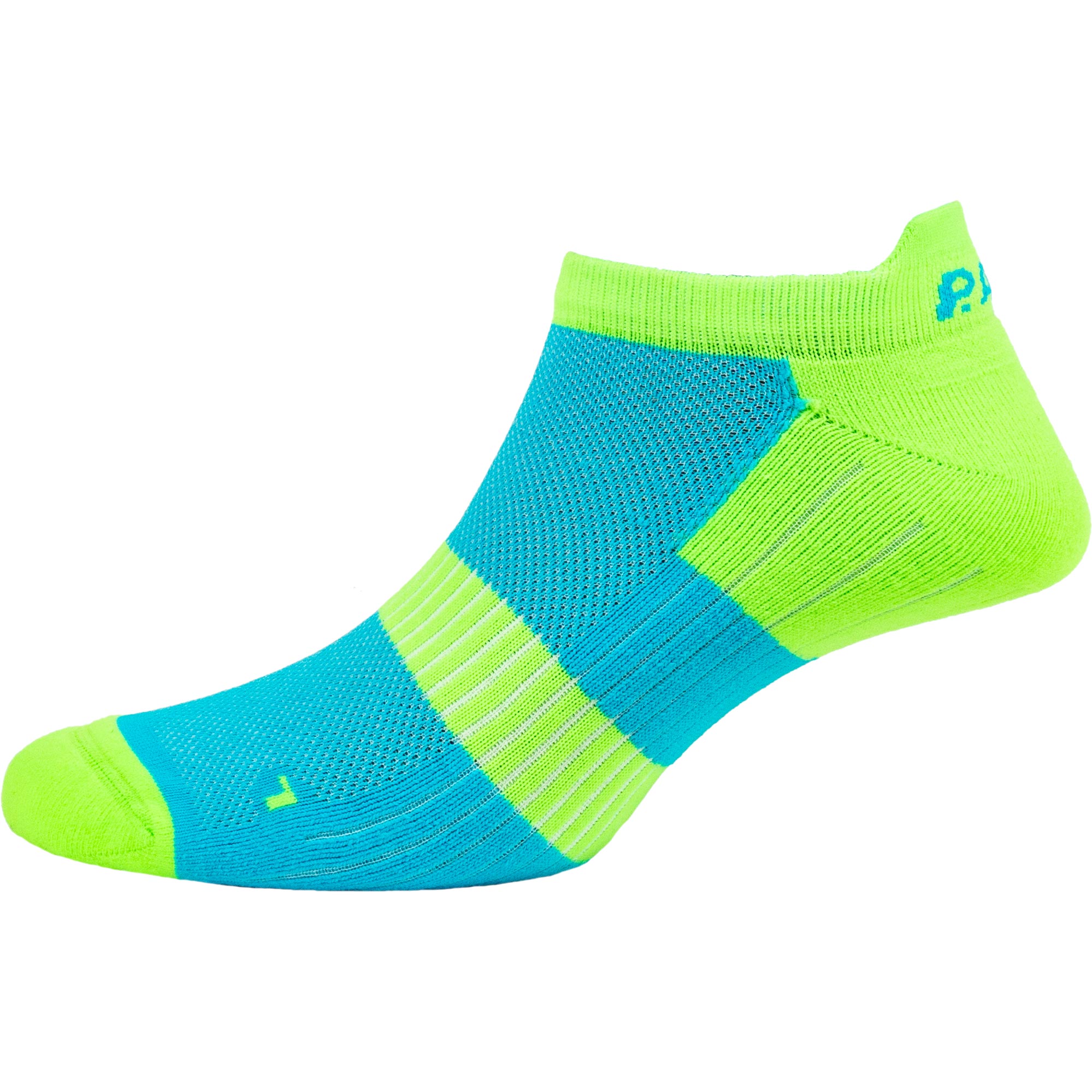 P.A.C. 1.0 Footie Active Short Socken Herren cyan