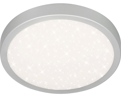 LED plafondlamp 18W 2000 lm 4000 K Ø 28 cm Runa zilver + sterrenhemel