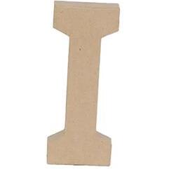 Lettre I kraft 20cm - Kraft