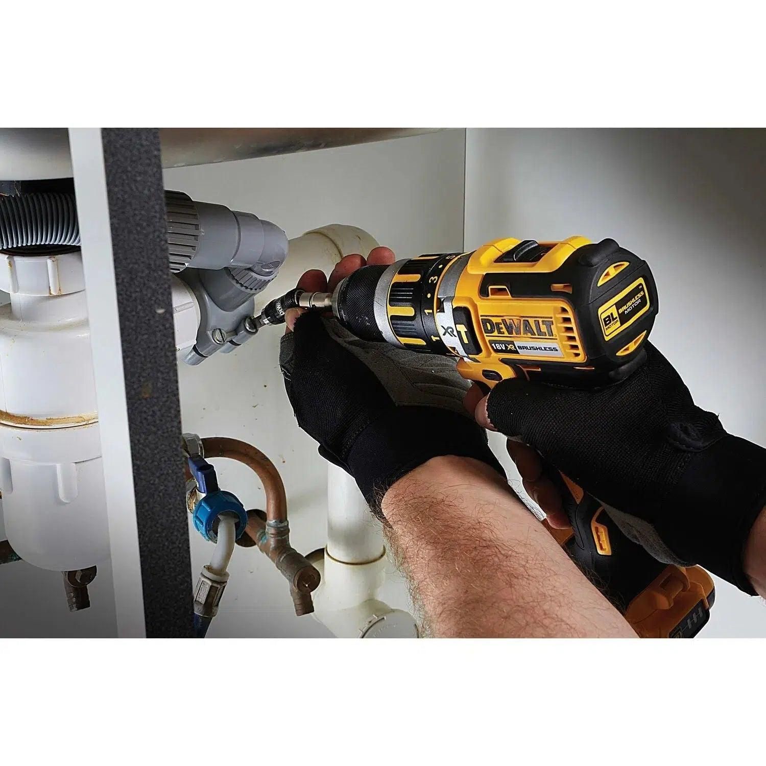 DeWALT DT70518T 10-delige Impact Torsion Schroefbitset   Zwenkbare bit tip houder
