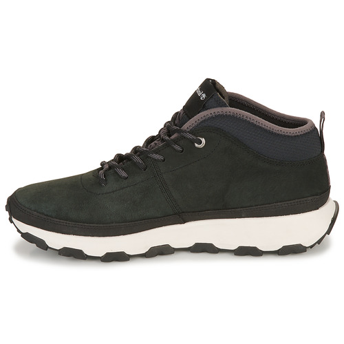Timberland - WINSOR TRAIL MID LEATHER - Noir