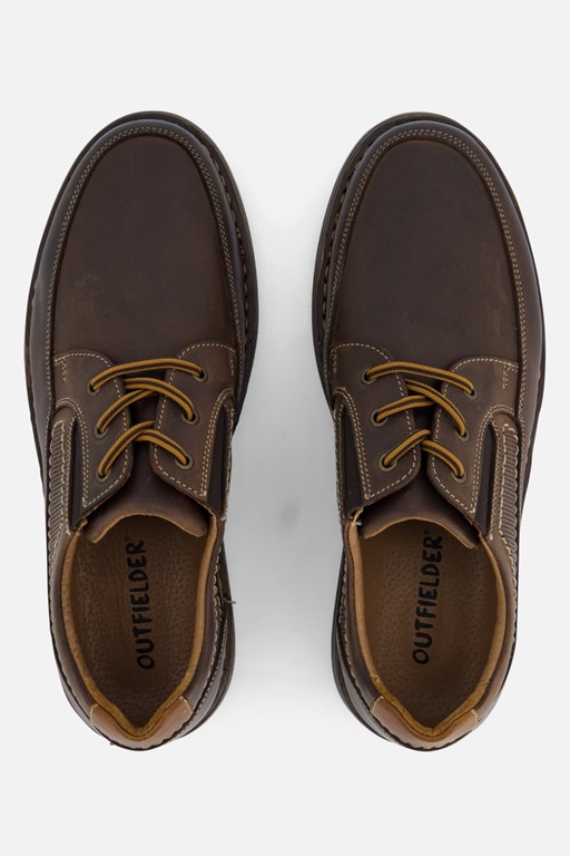 Outfielder Veterschoenen bruin Leer