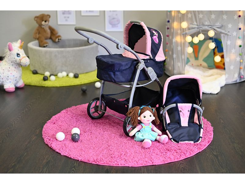 Knorrtoys Puppenbuggy Coco Princess Blue Puppenwagen