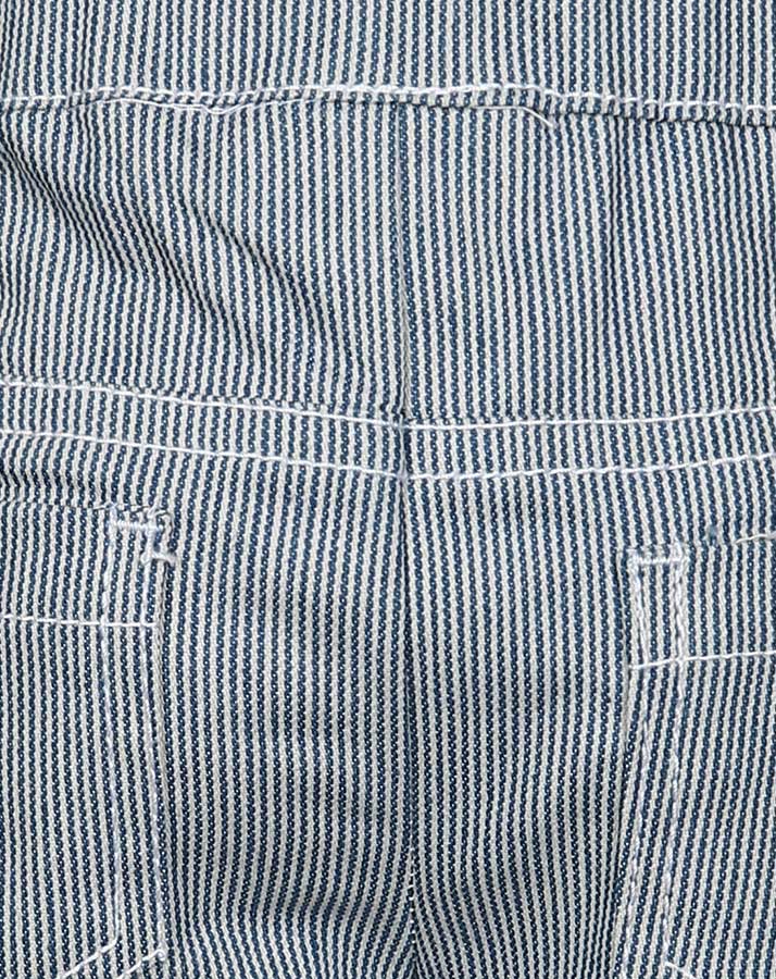 Jeans-Shorts ROTES BOOT geringelt in denim/weiß