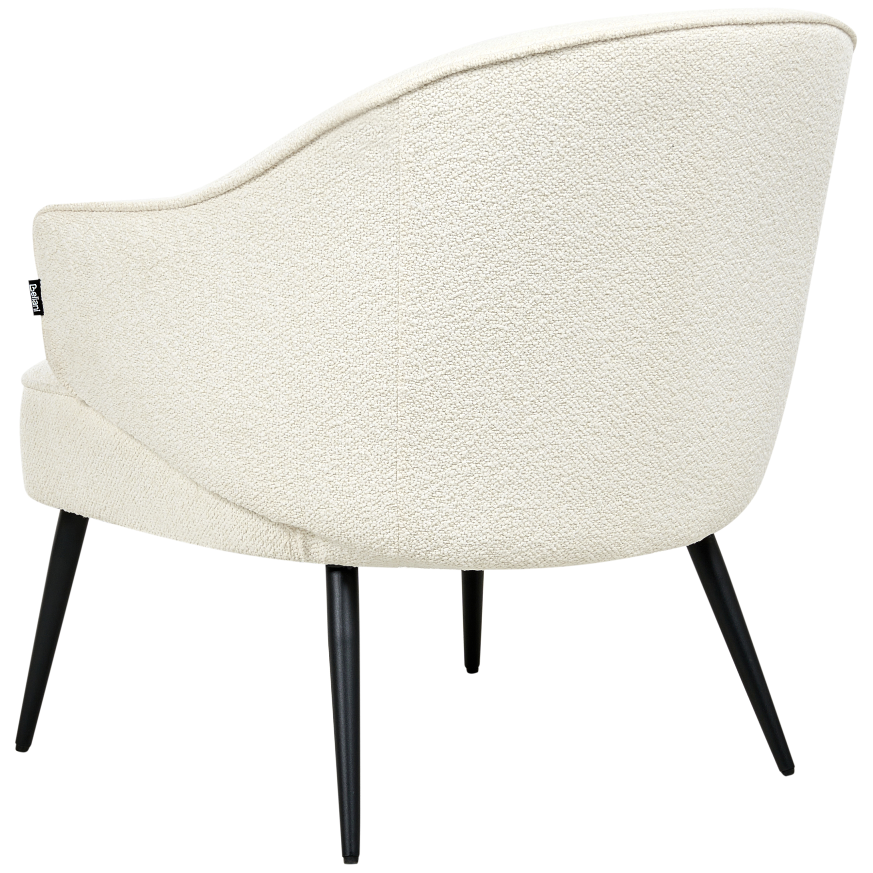 Beliani - KAYLA - Fauteuil - Off-white - Bouclé