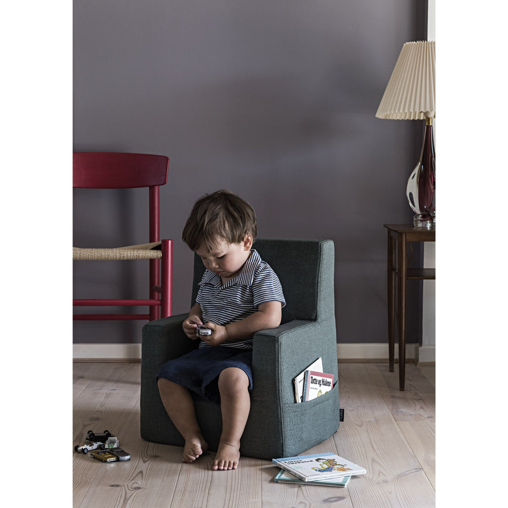 Køb by KlipKlap Stol Deep Green With Light Green KK Kids Stol