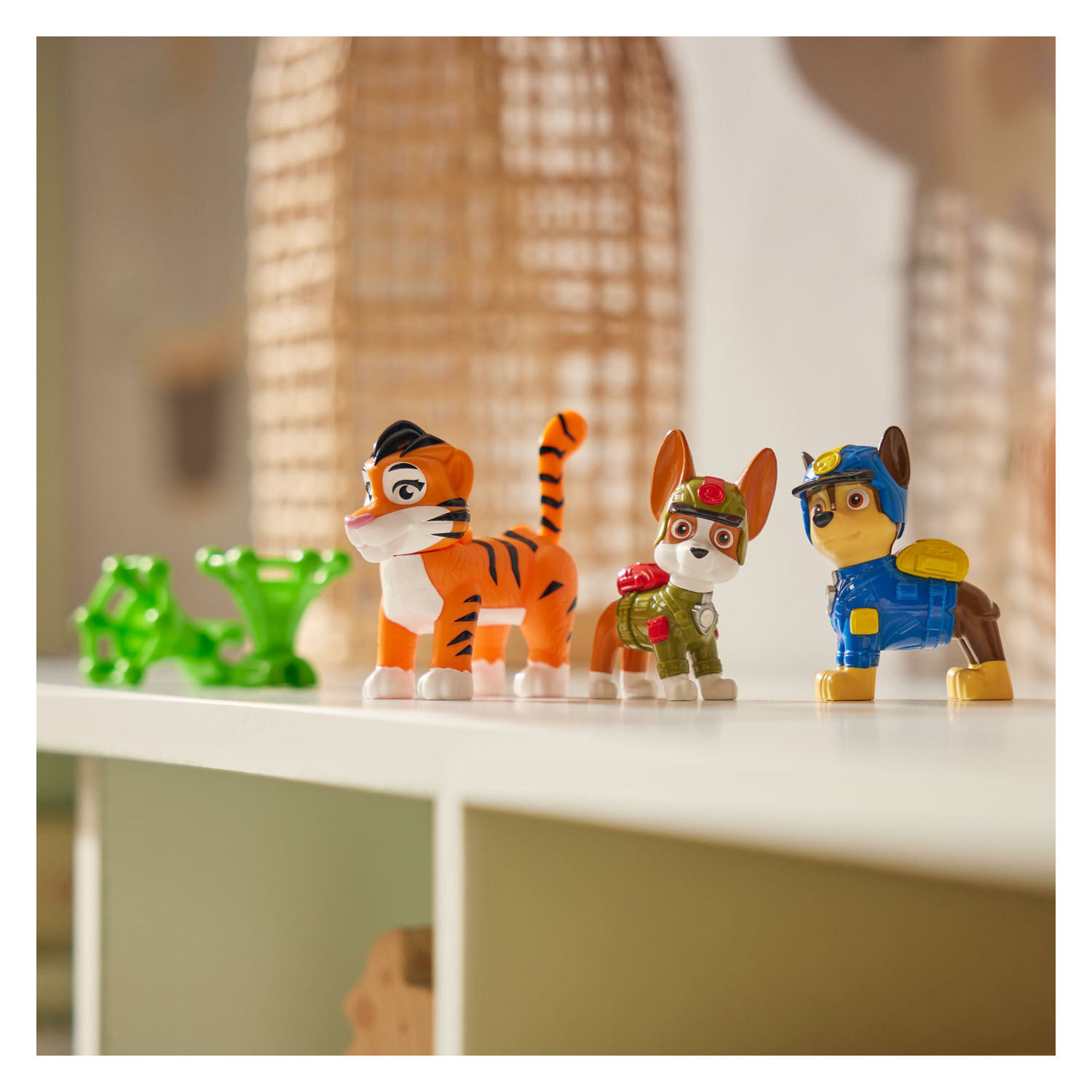 PAW Patrol Jungle Pups Speelfiguren - Chase, Tracker Tiger, 5dlg.