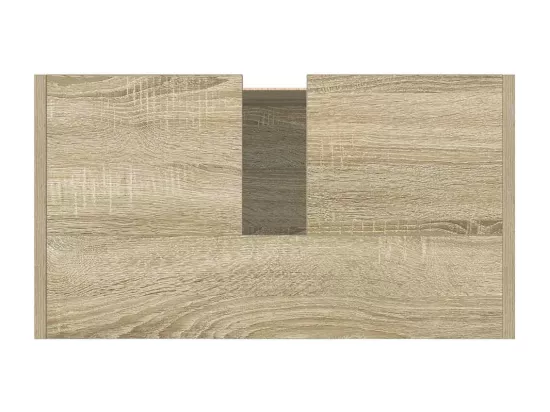 Armoire de bain chêne sonoma 58x33x60 cm bois d'ingénierie