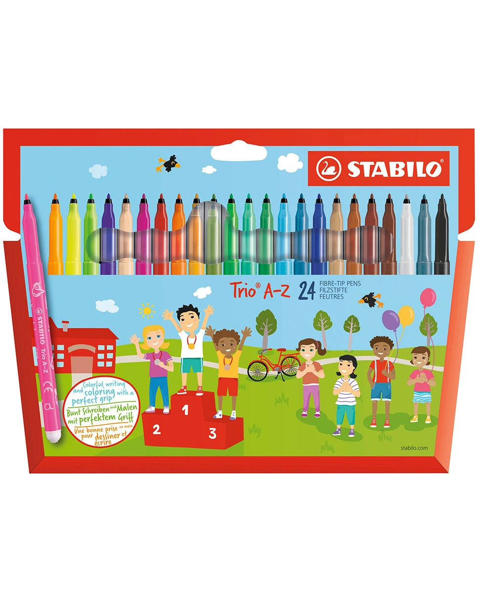 Filzstift STABILO® Trio A-Z 24er-Pack