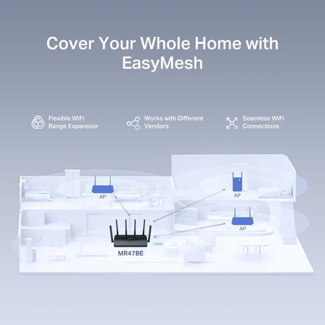 Mercusys MR47BE WiFi 7 router