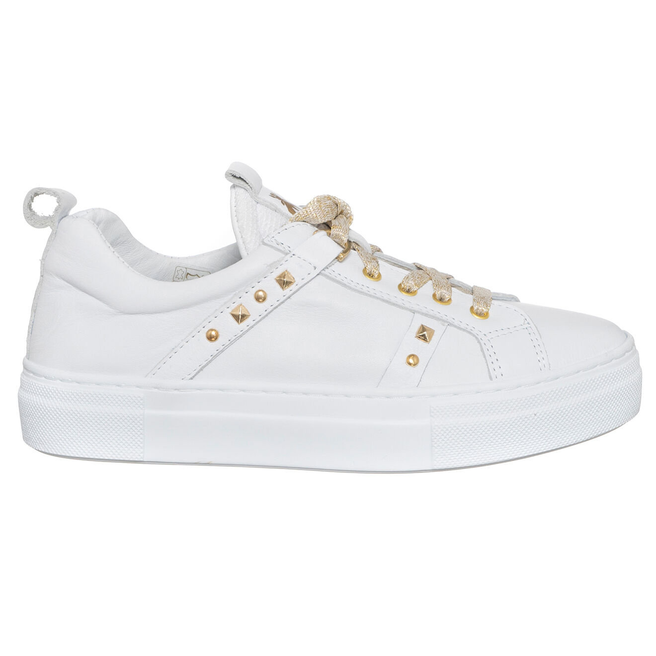 Patrizia Pepe Baskets en Cuir Jordy blanches