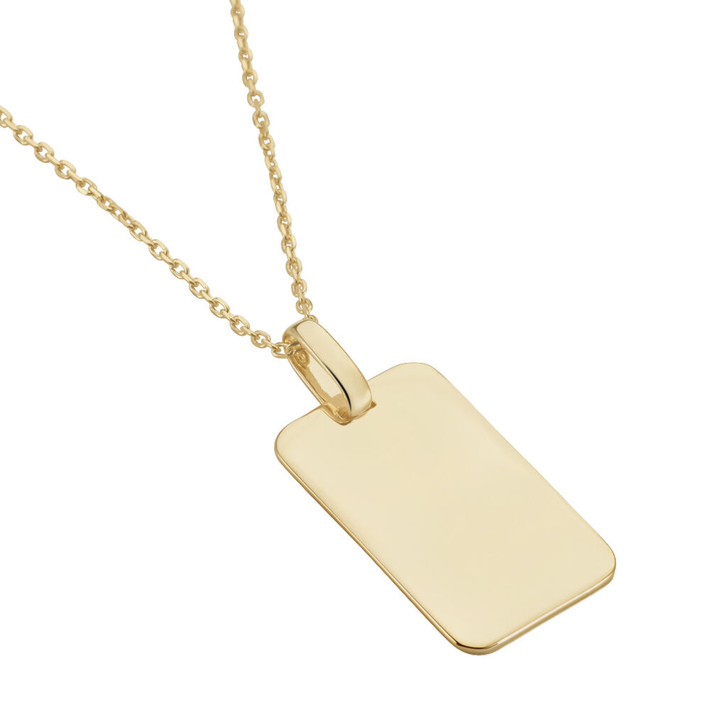 Collier Plaqué Or Jaune Idiattis