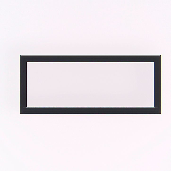 Fenêtre fixe aluminium gris anthracite H.47 x L.103 cm GoodHome