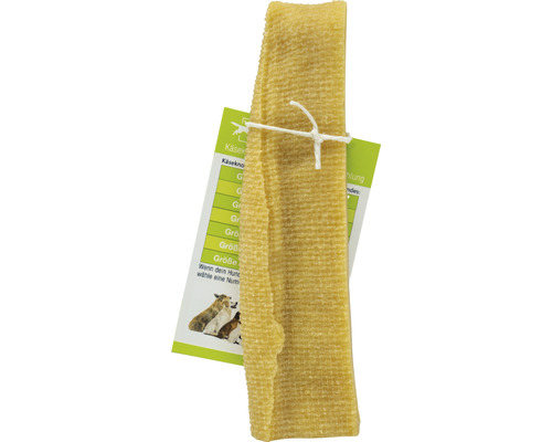 Hondensnack, langdurige kauwsnack, op melkbasis, 1 stuk ca. 80 g, gebitsverzorging, stressverlichting voor honden van 15-25 kg, kauwspeeltje, kaaskauwbot