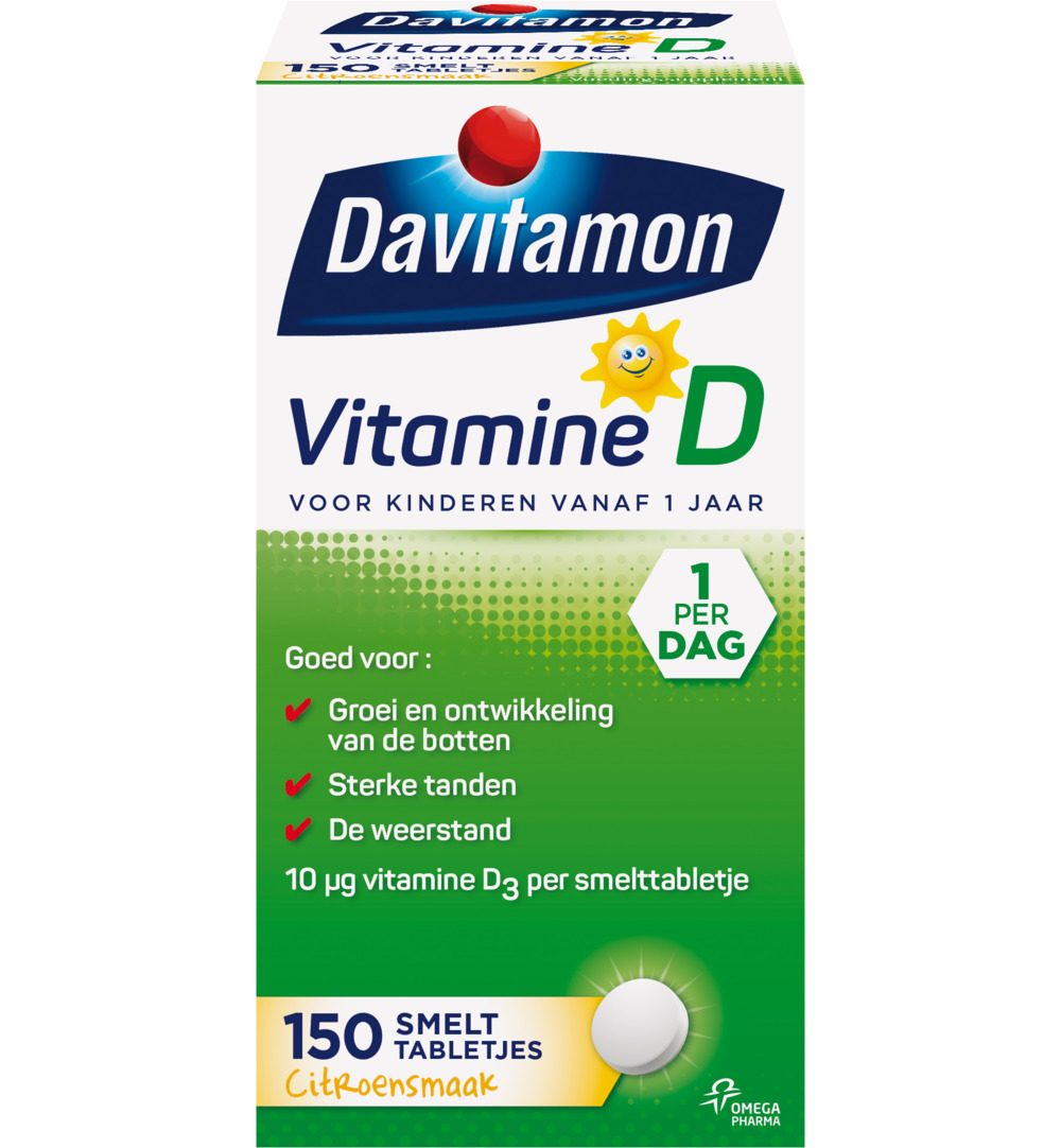 Davitamon D kind smelttablet (150 tabletten)
