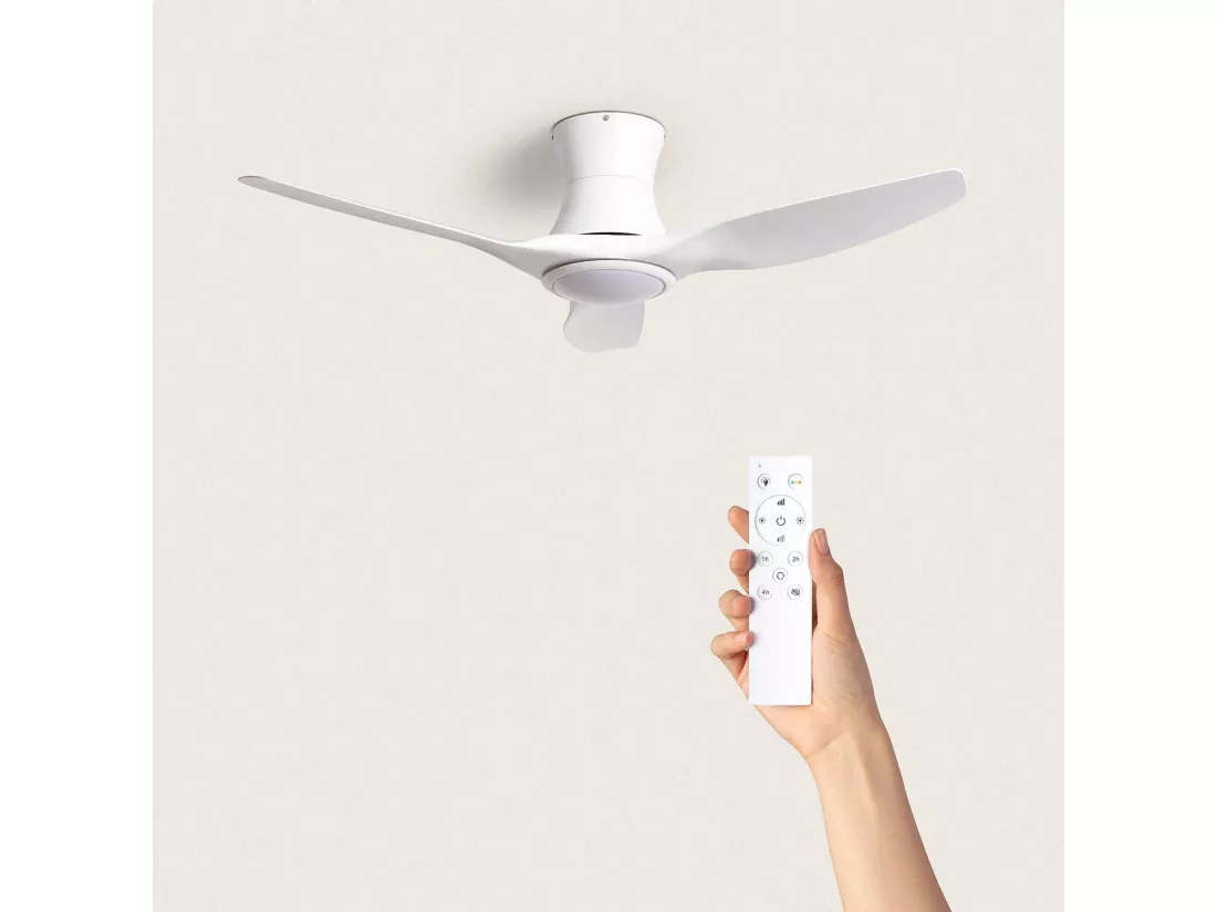 Ventilateur de Plafond Silencieux Salamina 132cm Motor DC Télécommande Avec lumière Non