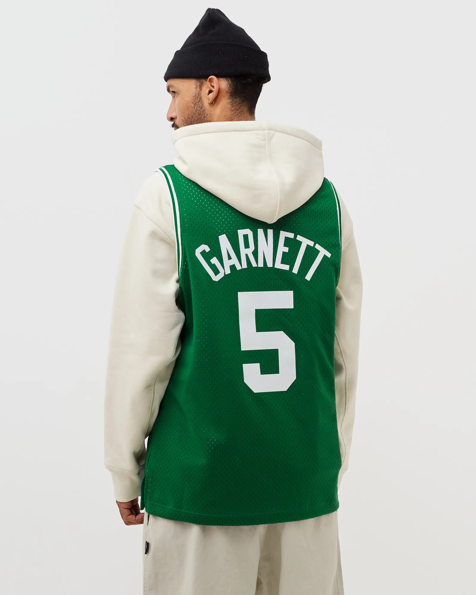 Camisa Mitchell & Ness NBA Swingman Boston Celtics para visitante 2007-08 Kevin Garnett #5