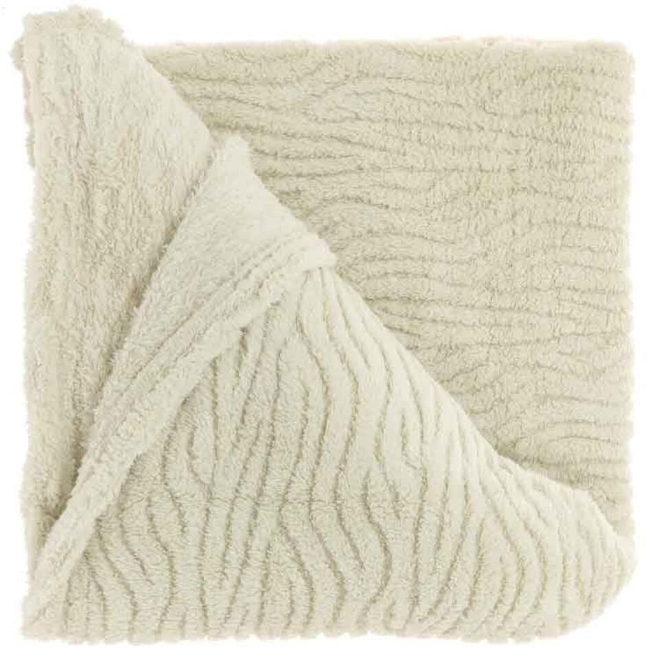 Unique Living - Plaid Clio Dove White -150x200cm