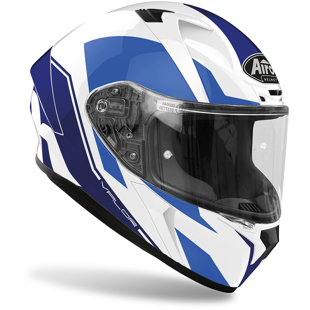 Airoh - Casque Valor Wings Blanc brillant / Bleu