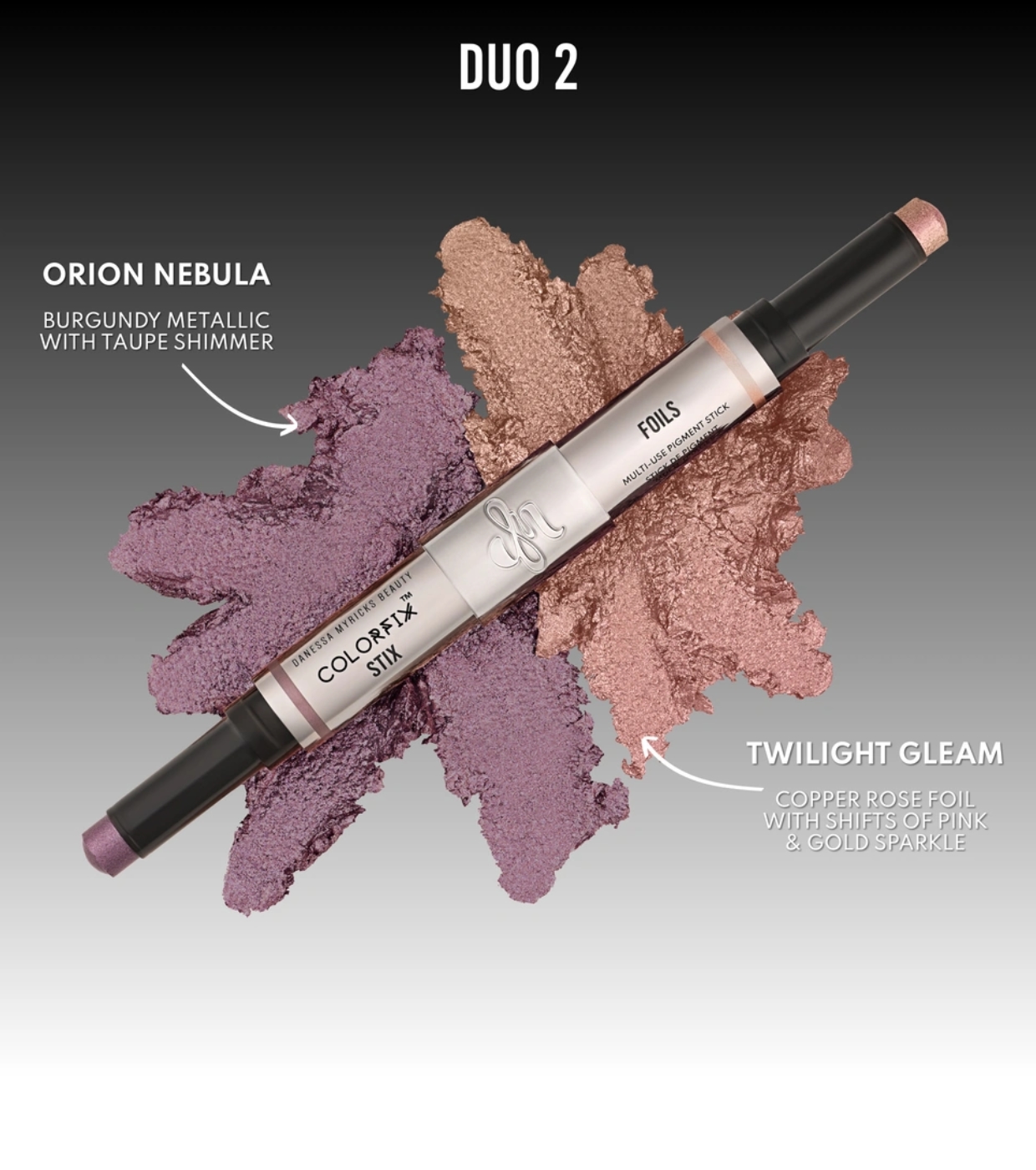 Danessa Myricks Beauty - Bastão Multiuso Colorfix - Duo 2: Orion Nebula/Twilight Gleam