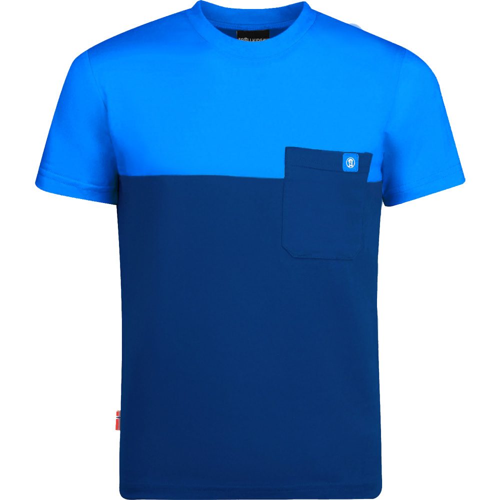 Trollkids Bergen T-Shirt Kinder navy medium blue