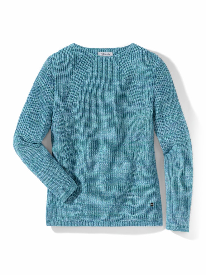 Baumwoll-Pullover Farbenspiel