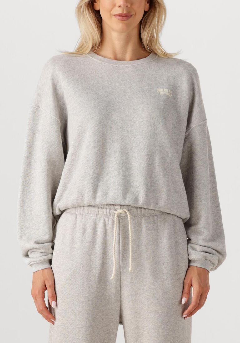 lichtgrijze american vintage sweater kodytown woman