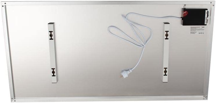 Allpax Infrarotheizung 700 Watt mit WiFi Thermostat - Ideal für die Wandmontage geeignet - steuerbar mit dem Smartphone per App