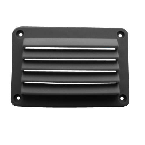 Grille aération grise, 140 x 95 mm
