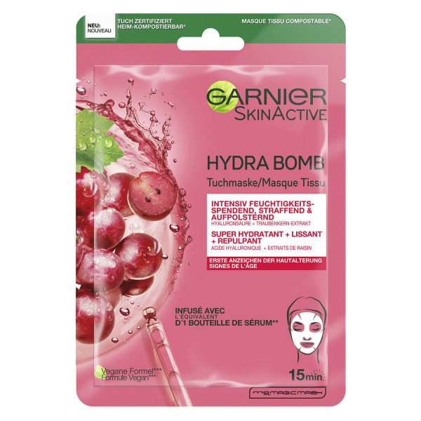 GARNIER Tuchmaske Hydra Bomb<br>28 g