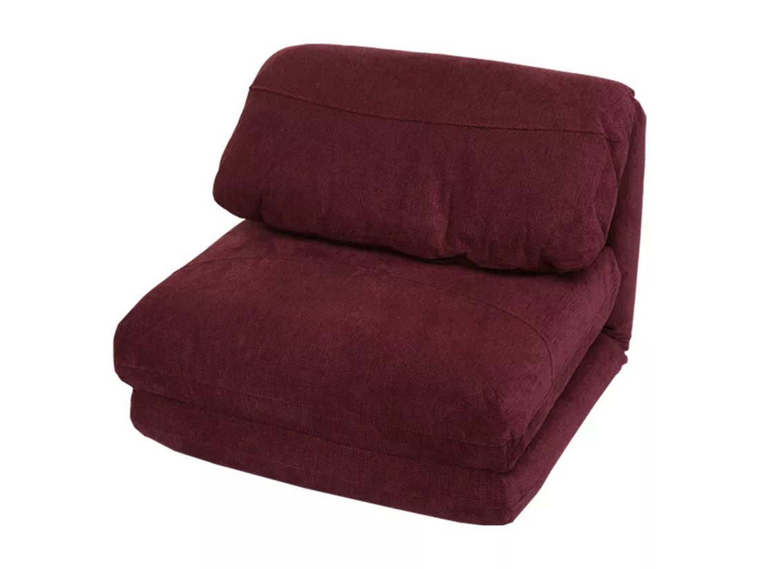 Fauteuil-lit MCW-E68, bordeaux