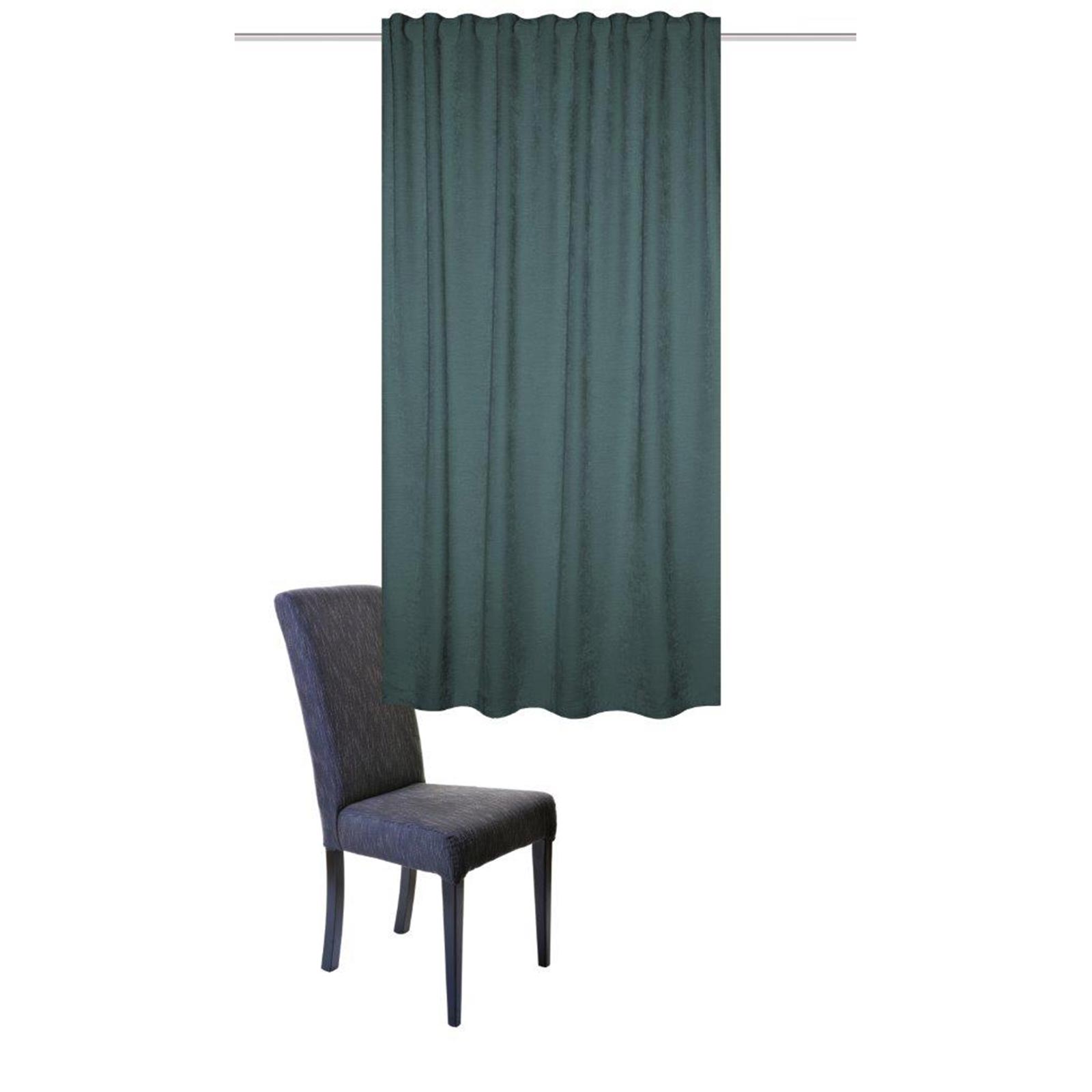 Kombibandschal WOLLY - petrol - Thermo-Chenille - 145x135 cm