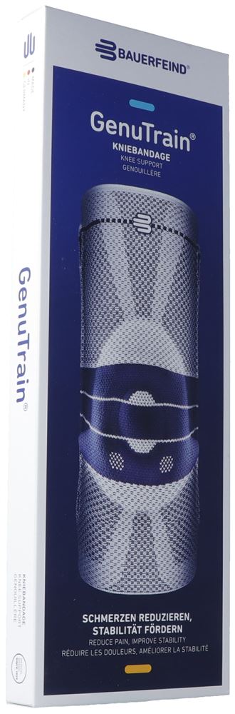 Bauerfeind GenuTrain Aktivbandage Gr0 titan 1 Stk